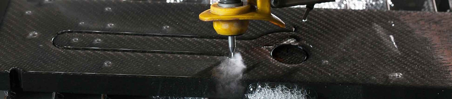 Water jet composite cutting