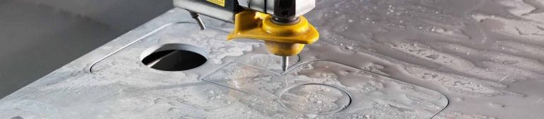 water jet cutting metal